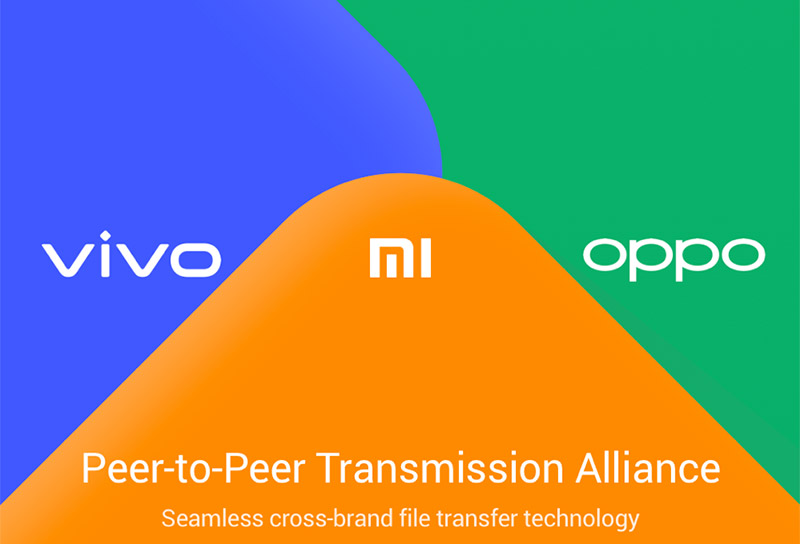 xiaomi oppo vivo peer to peer transmission alliance