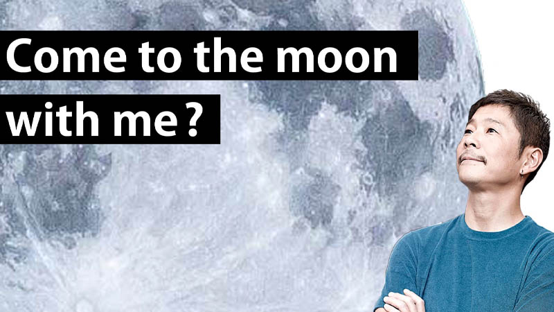 Image 1 : Le premier touriste spatial cherche une petite amie pour faire le tour de la Lune