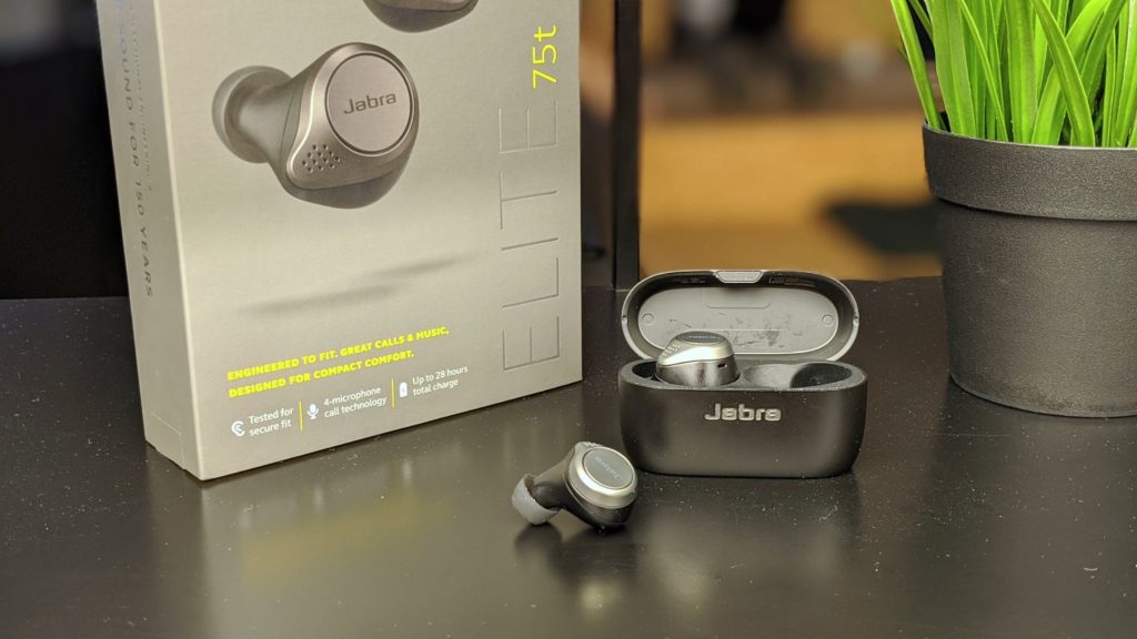 Jabra Elite 75t écouteurs true wireless réduction de bruit