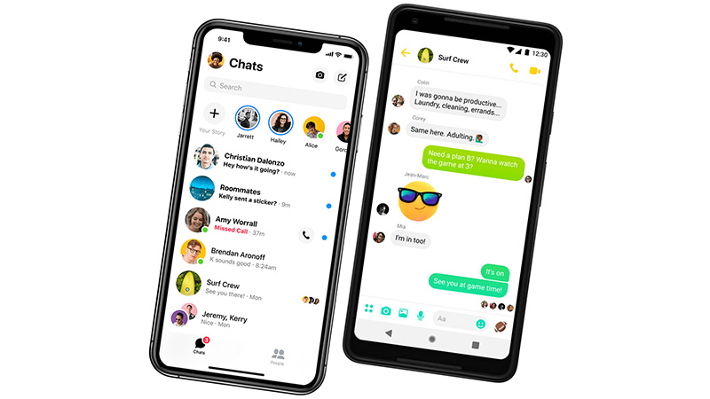 facebook messenger mise a jour