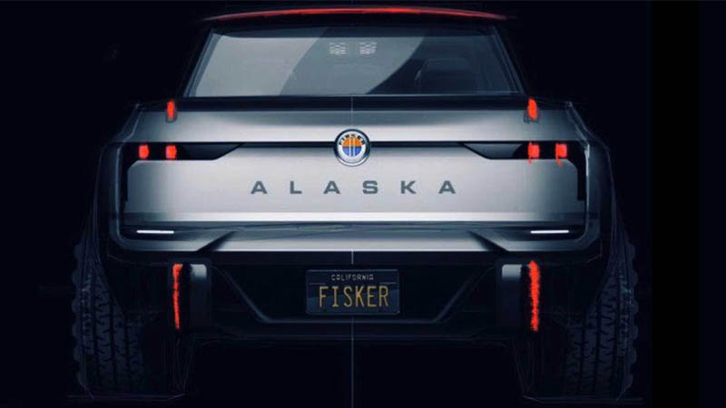 Image 1 : Fisker dévoile accidentellement son pick-up électrique