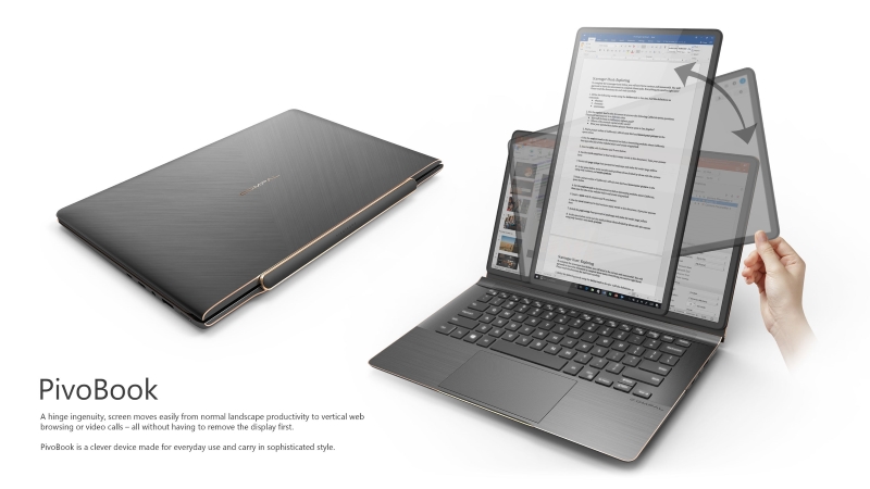 Image 2 : PivoBook, le PC portable avec écran pivotable à 90°
