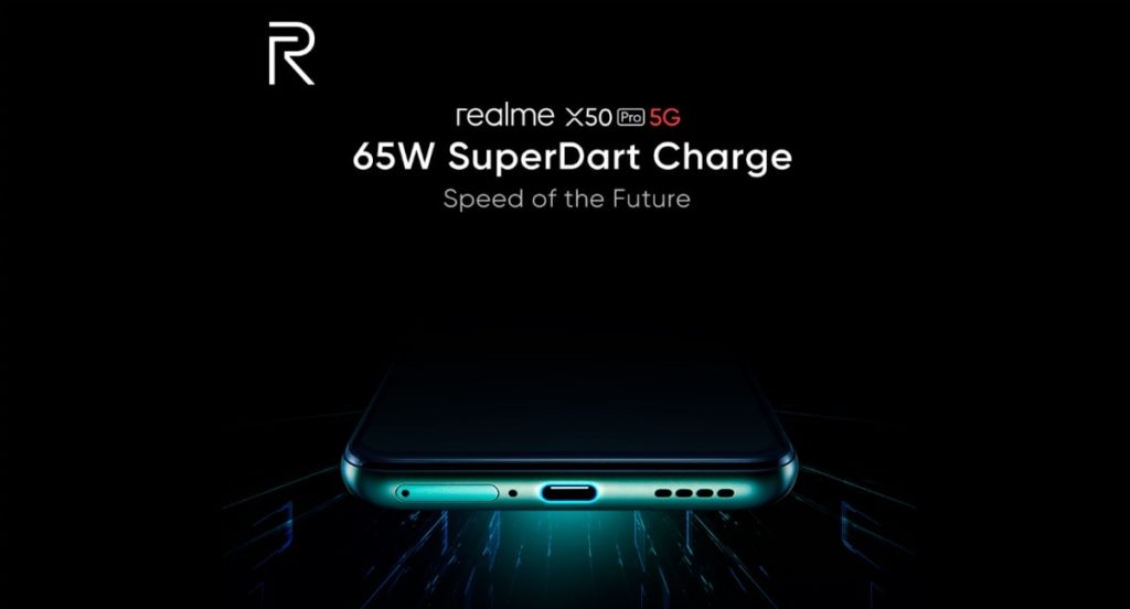 Image 1 : Le Realme X50 Pro 5G pourra recharger sa batterie à 100% en moins de 30 minutes