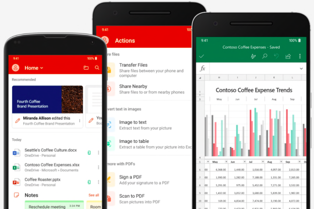 Image 1 : Le Pack Office tout-en-un maintenant disponible sur le Google Play Store