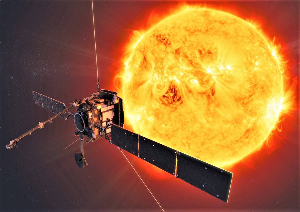 Image 1 : Solar Orbiter fonce droit vers le Soleil et l'explorera après deux ans de voyage