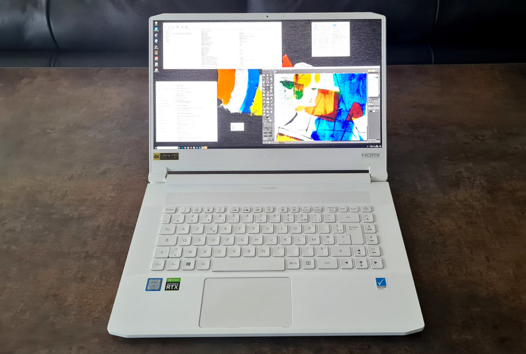 Image 2 : Test Acer ConceptD 7 : un PC portable élégant et performant au service des infographistes