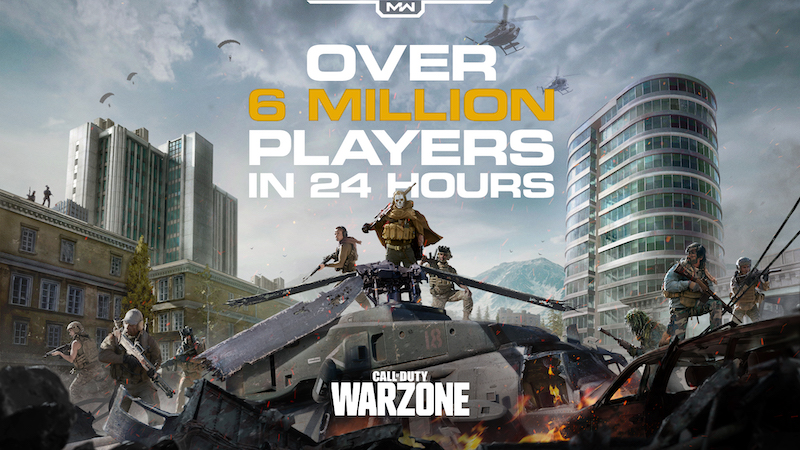 Image 1 : Call of Duty: Warzone, le battle royale rassemble 6 millions de joueurs en 24h