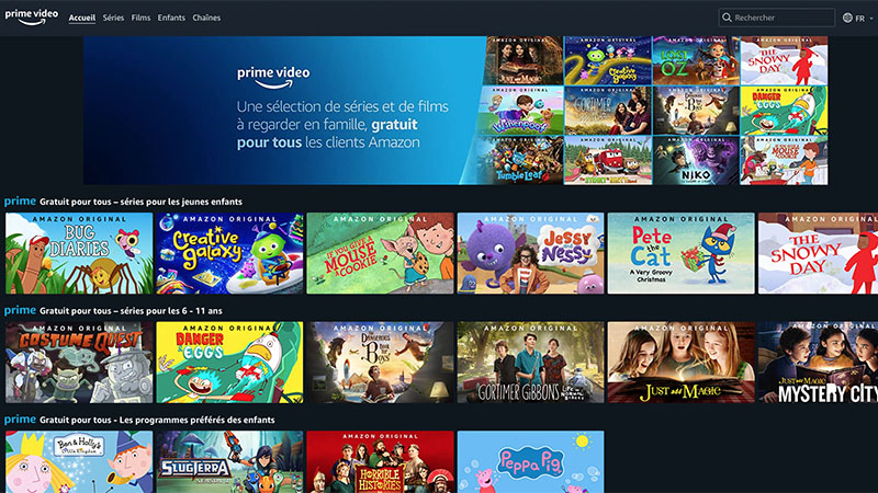 Image 1 : Amazon Prime Video : accès gratuit pour tous à 21 films et séries pour enfants, sans abonnement