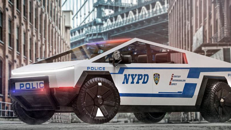 cybertruck nypd