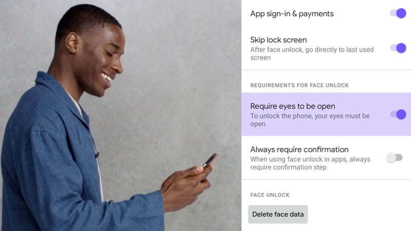 Image 1 : Face Unlock et Pixel 4 : pas de correction du bug avant Android 11 ?