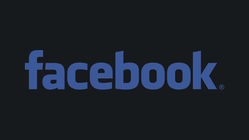 facebook logo dark mode