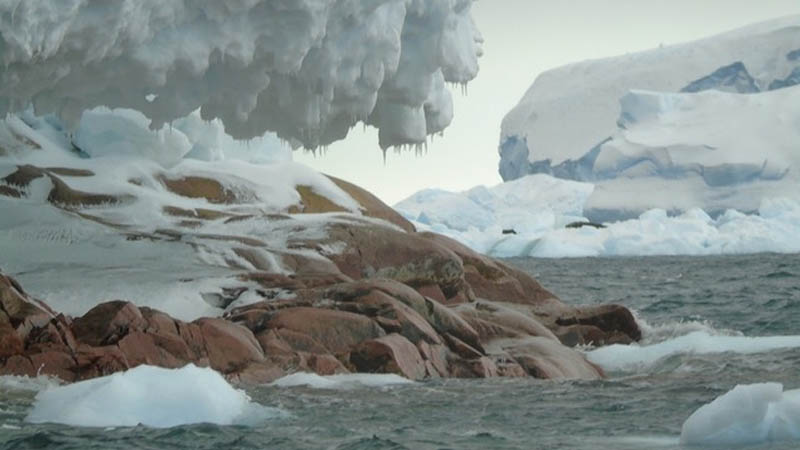 Image 1 : Une île inexplorée découverte en Antarctique grâce à la fonte des glaces