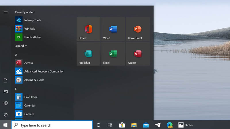 Image 1 : Windows 10 : un nouveau Menu Démarrer refondu par Microsoft