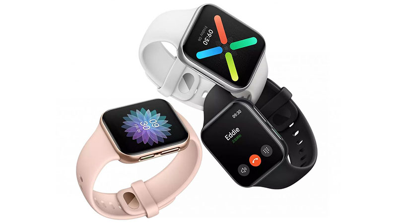 Image 1 : Oppo dévoile sa première montre connectée aux airs d’Apple Watch
