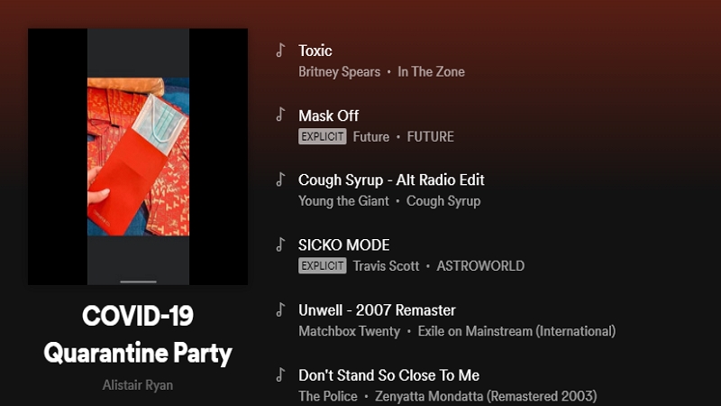 Image 1 : Spotify : des playlists spéciales COVID-19 pour vous accompagner pendant le confinement