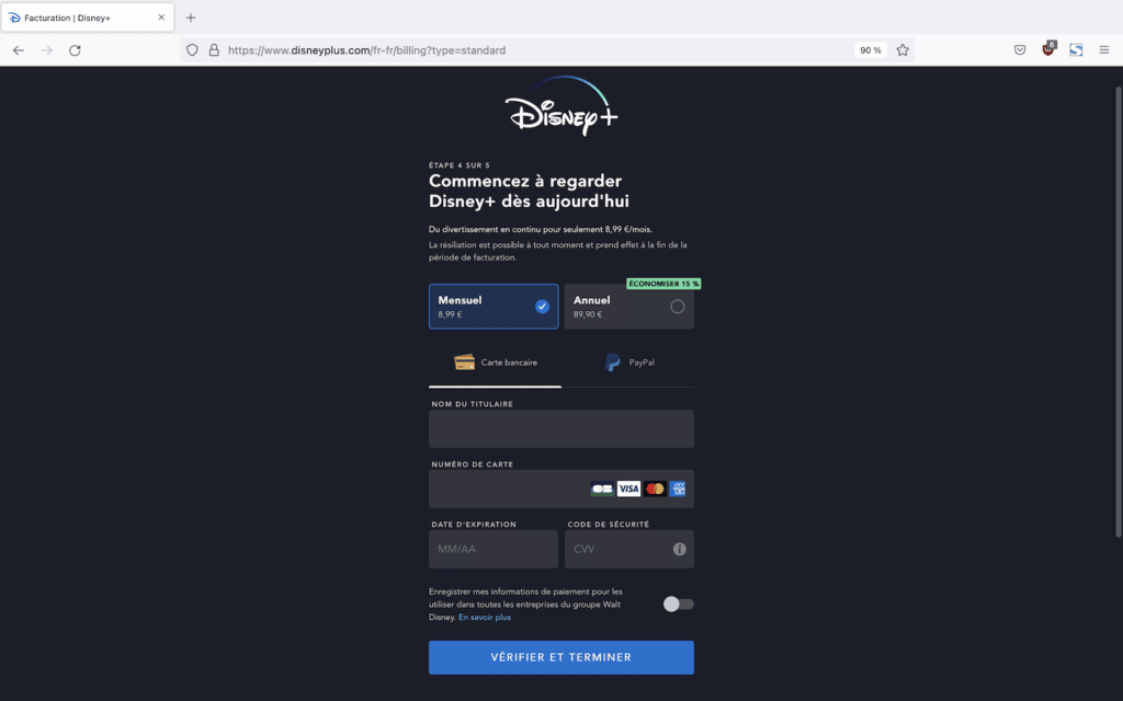 S'abonner à Disney+