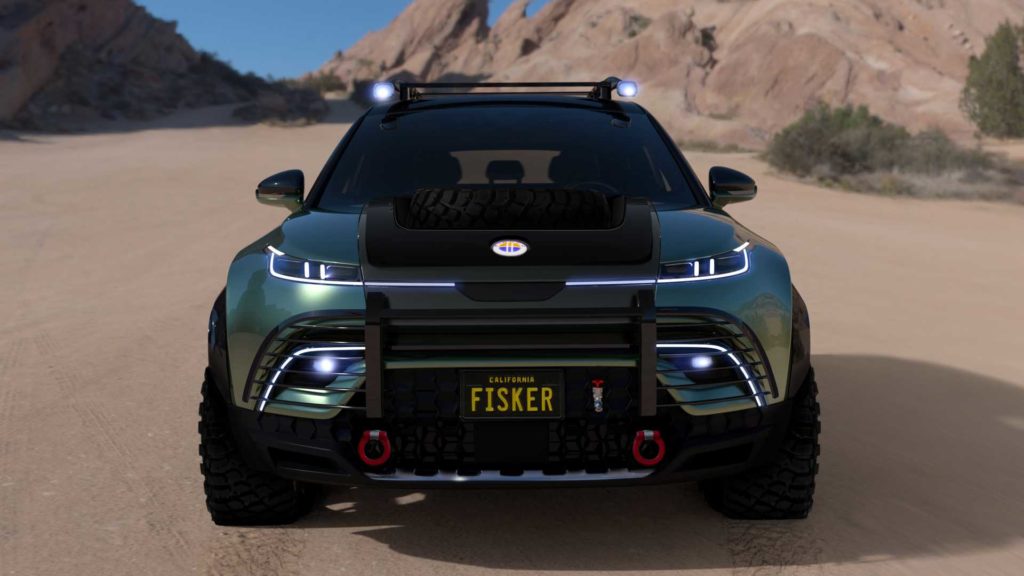 Image 2 : Fisker dévoile une version à toute épreuve de son SUV électrique