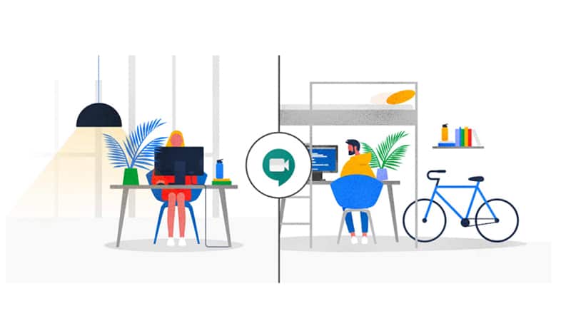 Image 1 : Google Meet s’enrichit de nouvelles fonctionnalités pour rivaliser avec Zoom