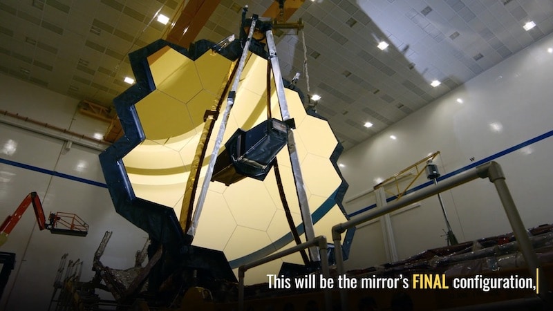 Image 1 : NASA : le télescope spatial James Webb déploie son miroir avec succès