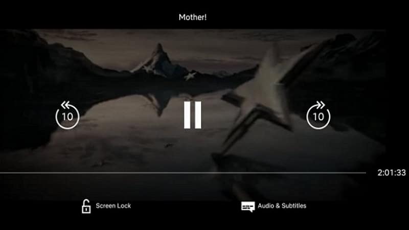 Image 1 : Netflix ajoute une fonction de verrouillage de l'écran lors de la lecture