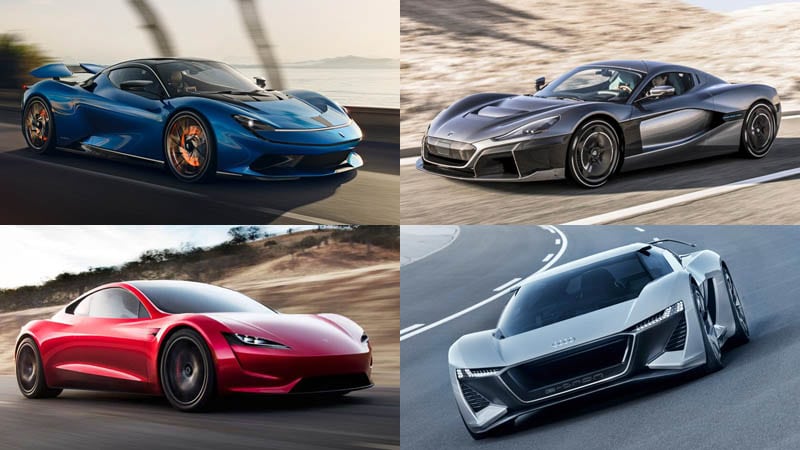 Image 1 : Tesla, Lotus, Pininfarina : les 10 voitures électriques les plus rapides du monde