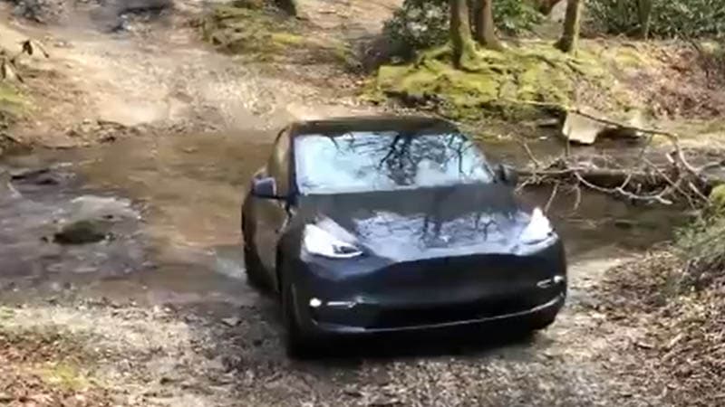 tesla model y offroad