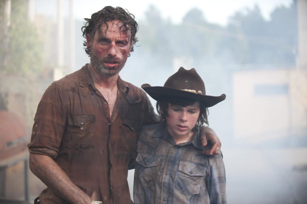 The Walking Dead spin-off Negan Maggie Jeffrey Dean Morgan Lauren Cohan AMC Robert Kirkman série Rick Grimes Glenn