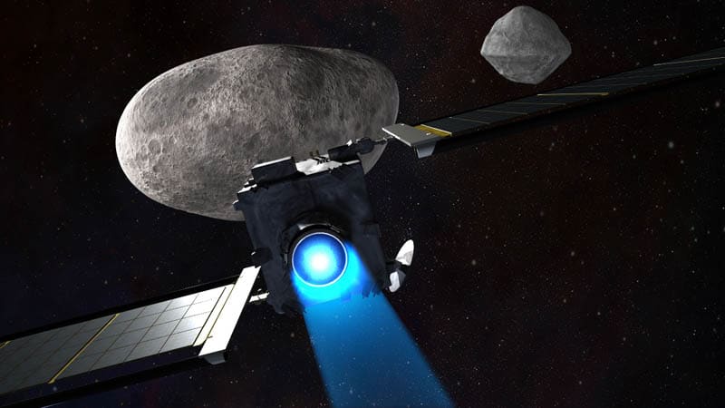 Image 1 : En repoussant un astéroïde, la NASA pourrait faire pleuvoir des étoiles filantes