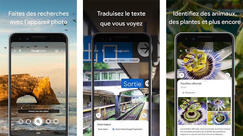 google lens fonctionnalites