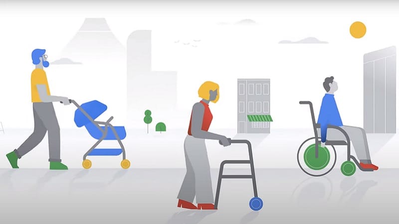 Image 1 : Google Maps affiche désormais les lieux accessibles aux personnes à mobilité réduite