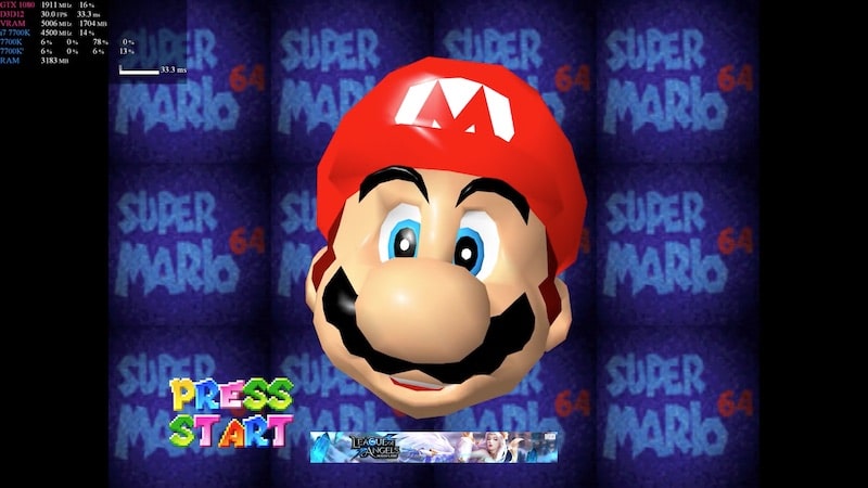 Image 1 : Super Mario 64 est disponible en 4K sur PC, sans émulateur