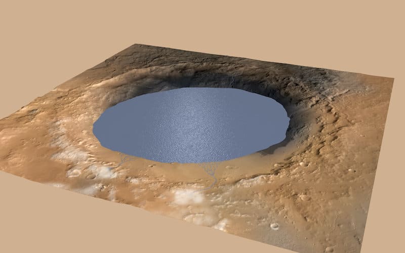 Image 1 : Une ère glaciaire sur Mars, Curiosity en a la preuve