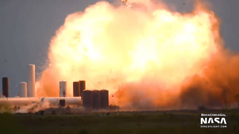 Image 1 : SpaceX : nouvel échec avec le prototype Starship SN4
