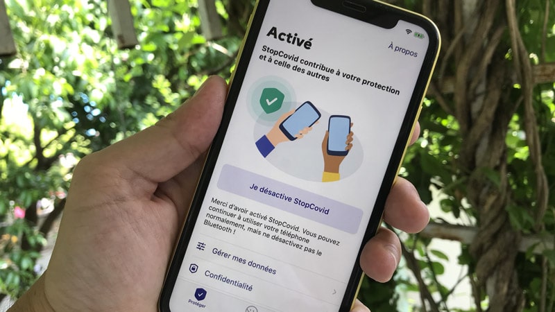 Image 1 : StopCovid : premières captures d’écran de l’application de contact tracing contre le Covid-19