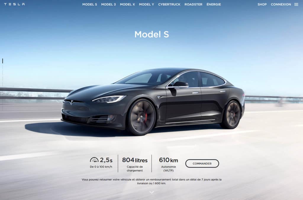 Image 3 : Xpeng s’inspire tellement de Tesla qu’il en copie le site web