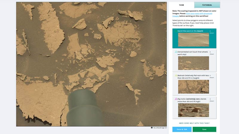 Image 1 : Visitez Mars à bord de Curiosity et aidez le Rover à analyser la surface de la planète rouge