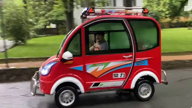 Une voiture électrique Changli Nemeca