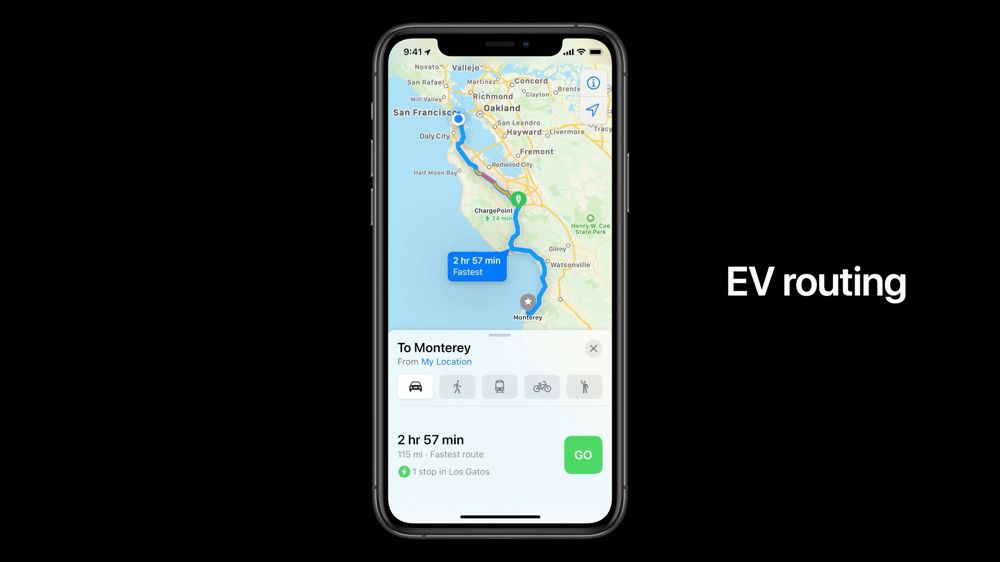 ios 14 apple plans voiture électrique