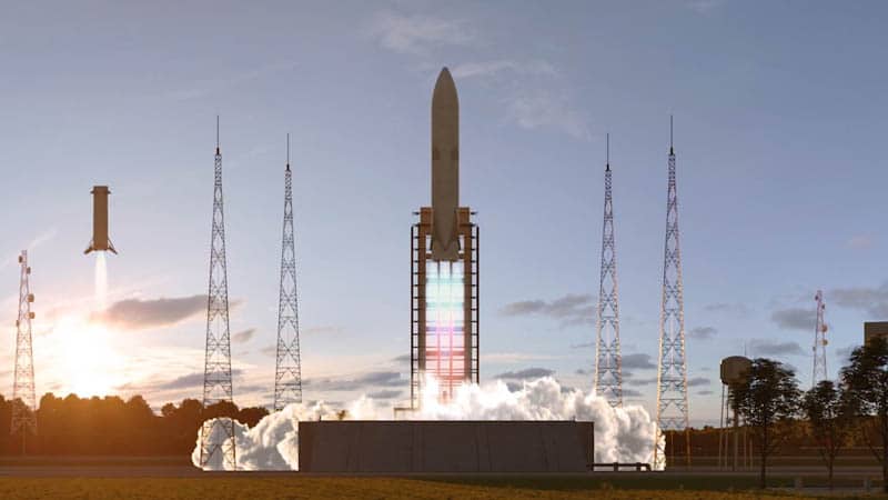 Image 1 : L’agence spatiale européenne veut une fusée Ariane réutilisable comme celle de SpaceX