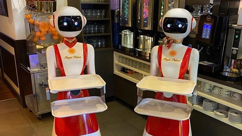 restaurant robot serveur