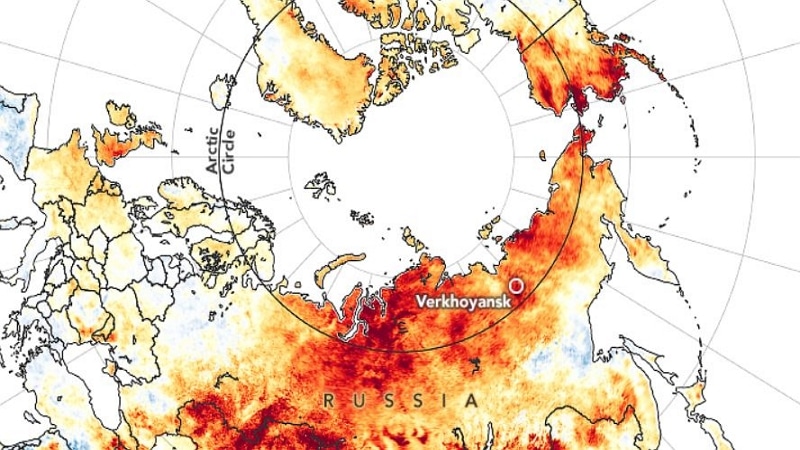 Image 1 : La Sibérie et le continent arctique battent de nouveaux records de chaleur