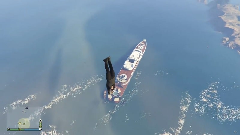 Image 1 : GTA Online : un joueur saute d’un dirigeable et réalise le plongeon le plus haut jamais enregistré