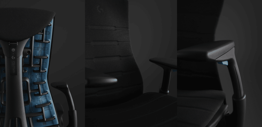 Logitech G Embody fauteuil gaming herman miller