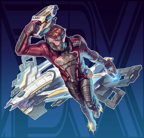 Image 3 : Mass Effect : des artistes recréent les personnages de la franchise à la façon Disney