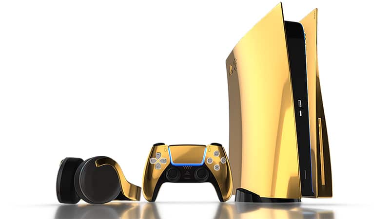 Image 1 : PS5 : une édition de luxe en or 24 carats a été dévoilée