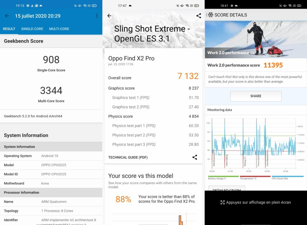 Oppo Find X2 Pro benchmark