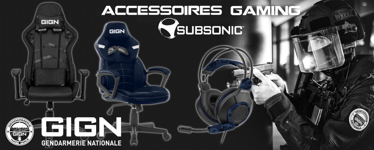 siege casque gaming GIGN