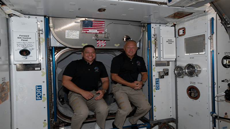 Image 1 : SpaceX : les deux astronautes américains reviendront sur Terre le 2 août