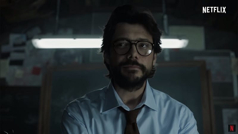 casa de papel professeur