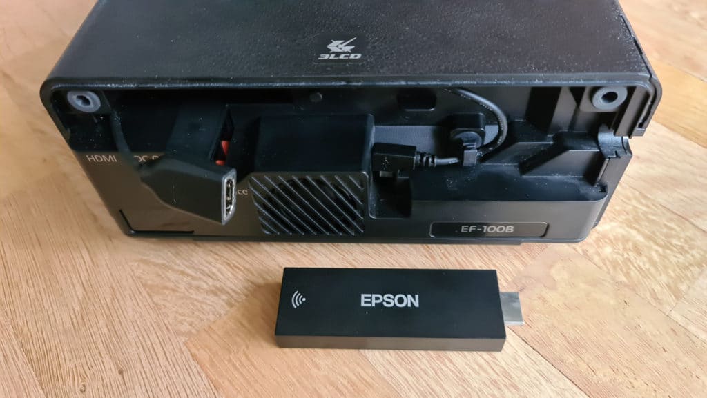 Image 18 : Test Epson EF-100 : le vidéoprojecteur laser compact, Android TV, mais pas Full HD